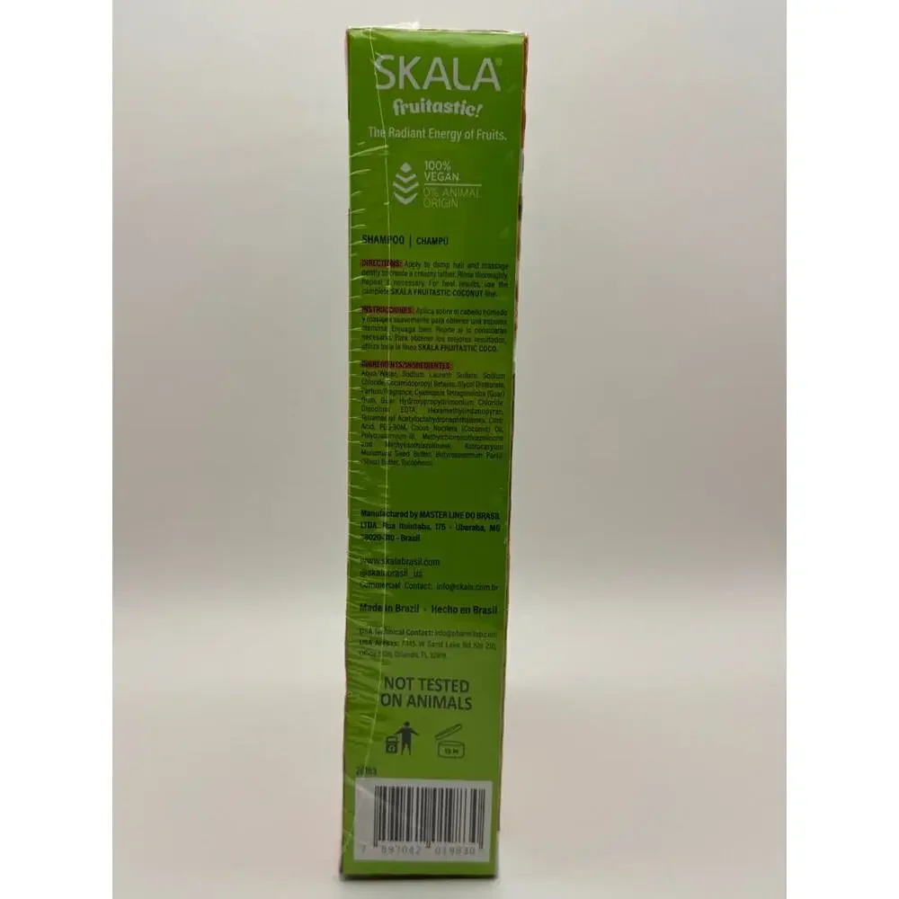Skala Frutastic Coconut Shampoo Conditioner 325ml Moisture Set Vegan New Brazil